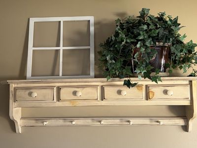 Window Decor and Plant
