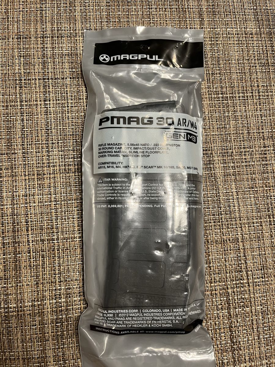 Magpul PMAG 30 AR/M4 GEN M3 5.56x45 NATO / .223 Remington - Black