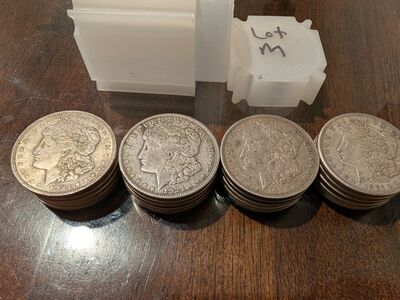 20 Morgan Silver Dollars (1921)