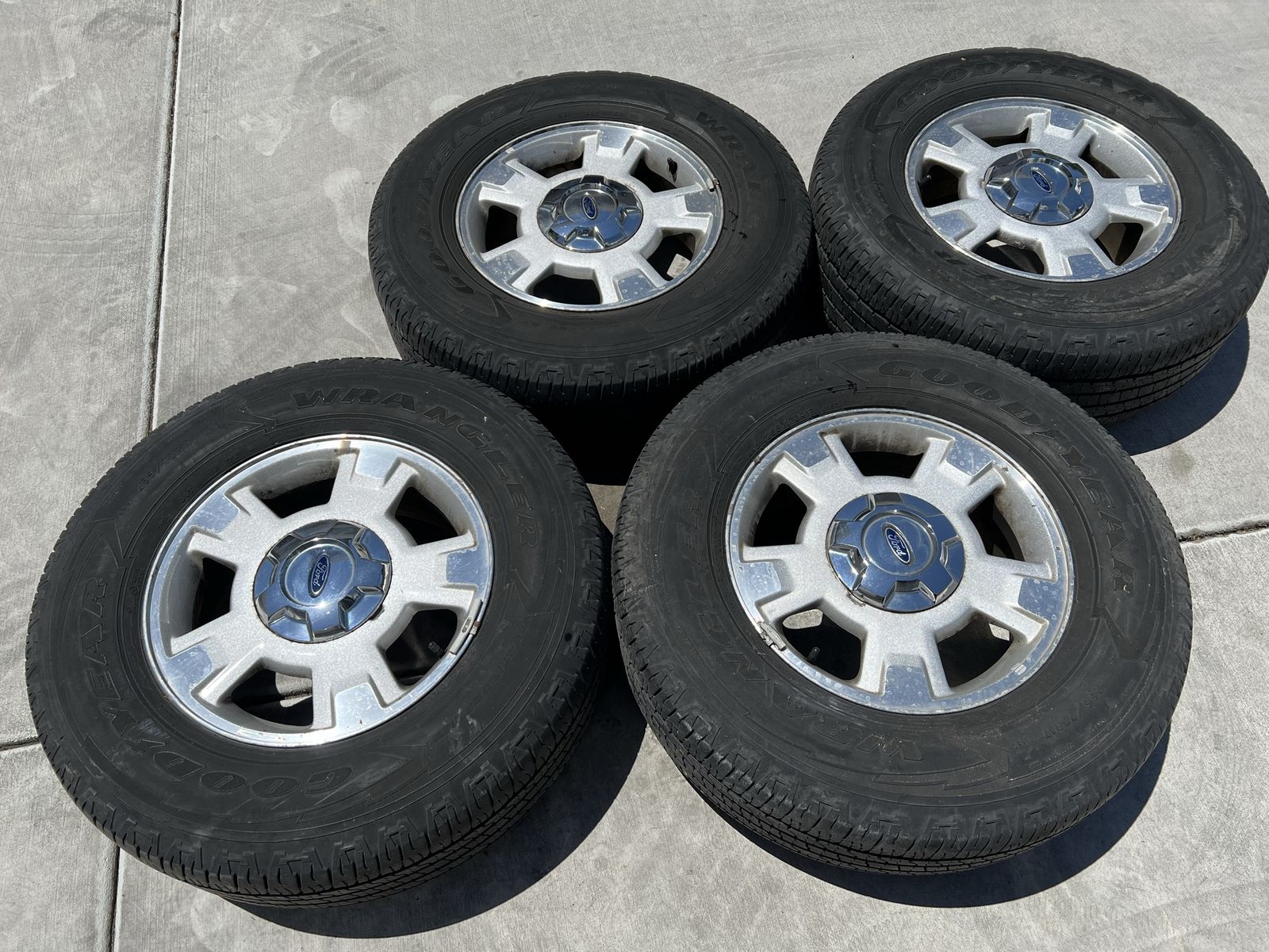 Goodyear Wrangler Tires with Ford Wheels - Set of 4