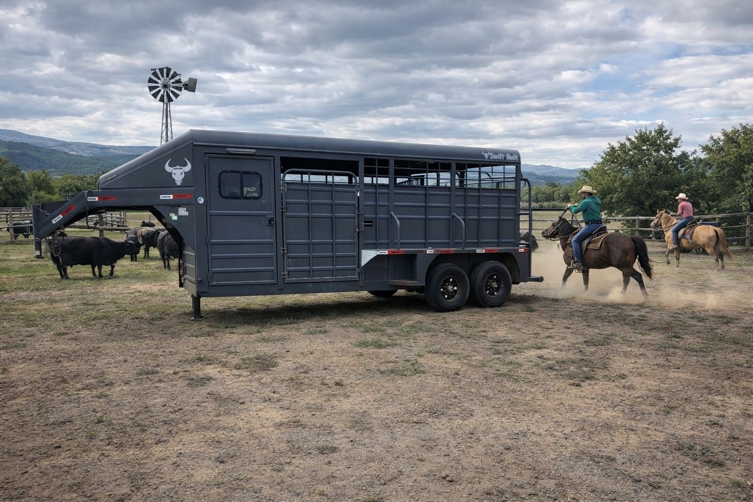 2021 Swift built Stock Trailer