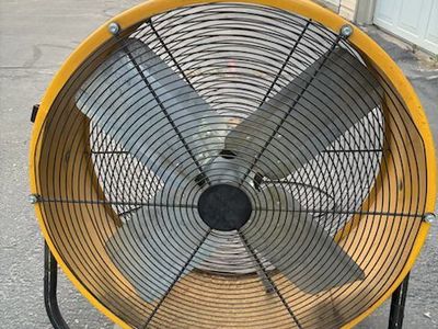 big 24 inch industrial drum fan for serious air movement