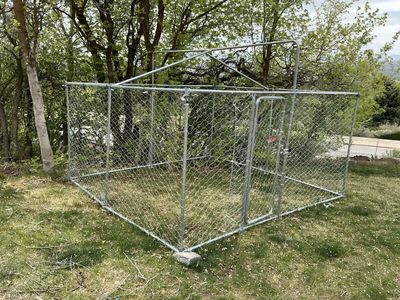10’ x 10’ x 6’ Steel Dog Kennel/Run