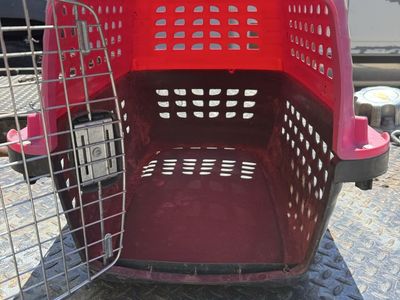 Petmate Pet Porter 23" Plastic Pet Kennel / Travel Crate - Hot Faded Pink