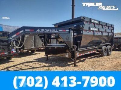 7x16 Iron Bull DBG Gooseneck Roll Off Trailer - 16K GVWR -