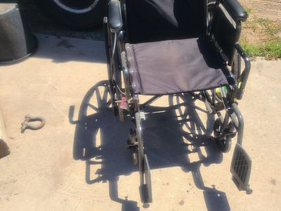 Equate Standard Manual Wheelchair - Black, Adult