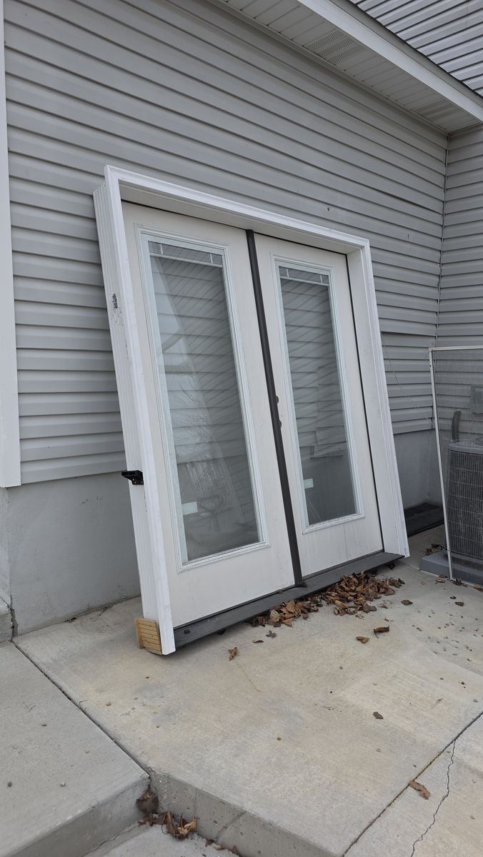 New Premium Therma-Tru Fiberglass French Doors with Built-In Blinds! Patio, back, front door