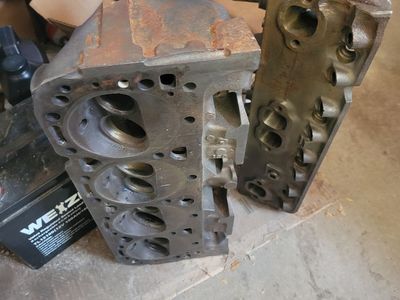 Small block chevy bare heads