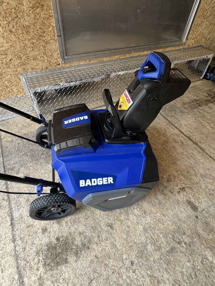 Badger snow blower