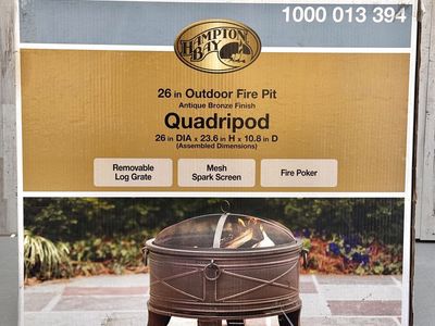 26 in OUTDOOR FIRE PIT