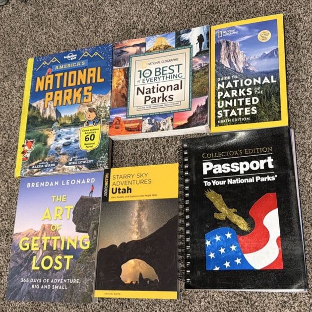 National Parks Adventure Book Set + Blank Passport Journal