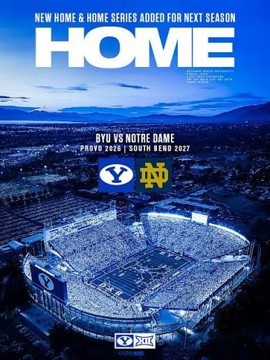 4 Ea - BYU vs. Notre Dame Football Tickets – Section 25 Row 10 – Lower Bowl Behind North End Zone