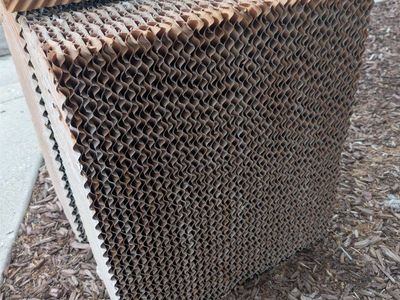 Swamp cooler cooling pads