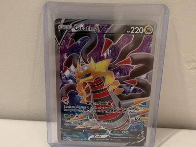 Giratina V 186/196 Full Art Ultra Rare Basic Pokémon Card, Sword & Shield Lost Origin Set