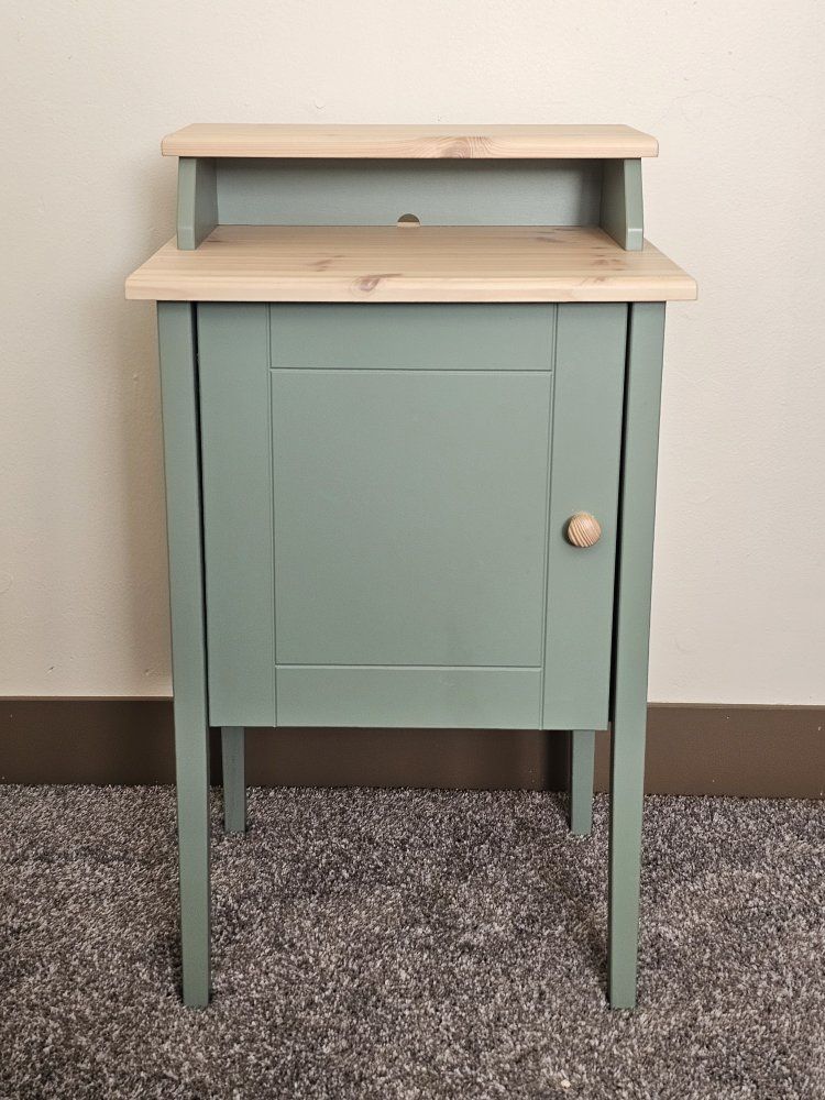 night stands. 2 seafoam green.