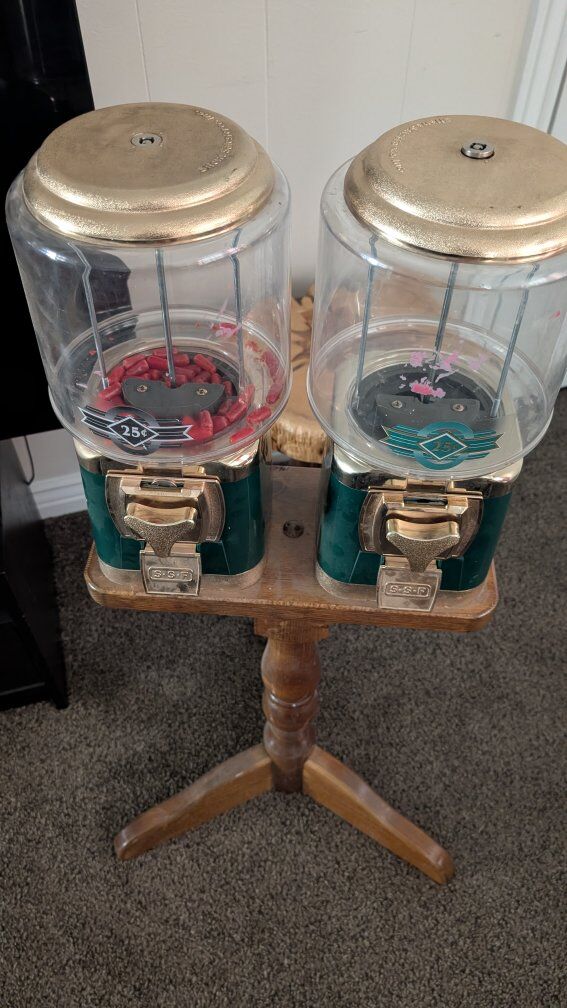 double candy dispenser and stand