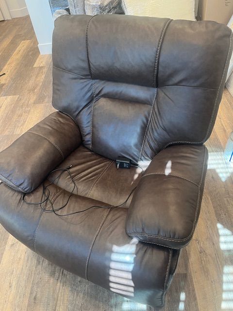 Electric Faux Leather Recliner