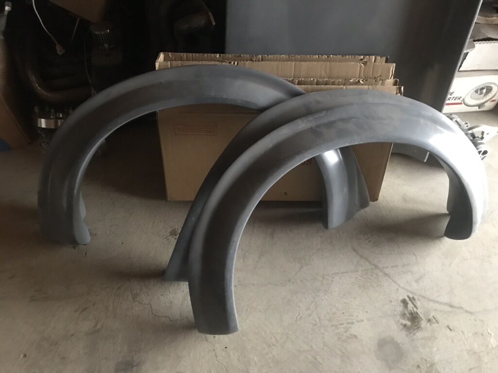 67/68 Mustang Fiberglass Flares