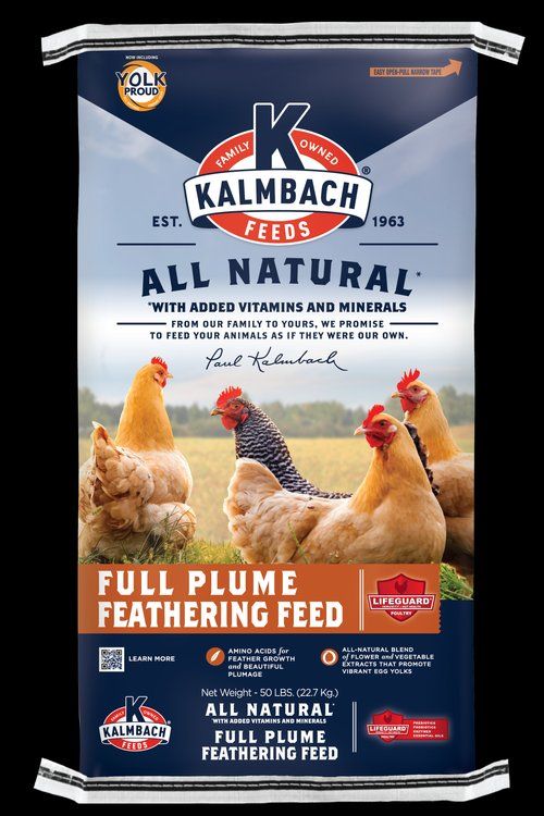 Kalmbach Feeds All Natural Full Plume Feathering Feed 50 lbs