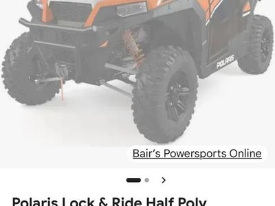 Polaris Lock & Ride Poly Half Windshield for UTV / Side by Side