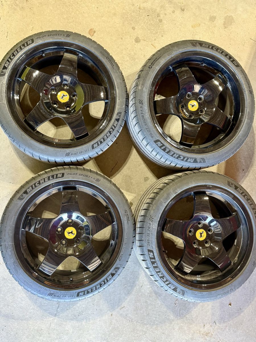 Ferrari 360 custom forged wheels and new PS4S’s
