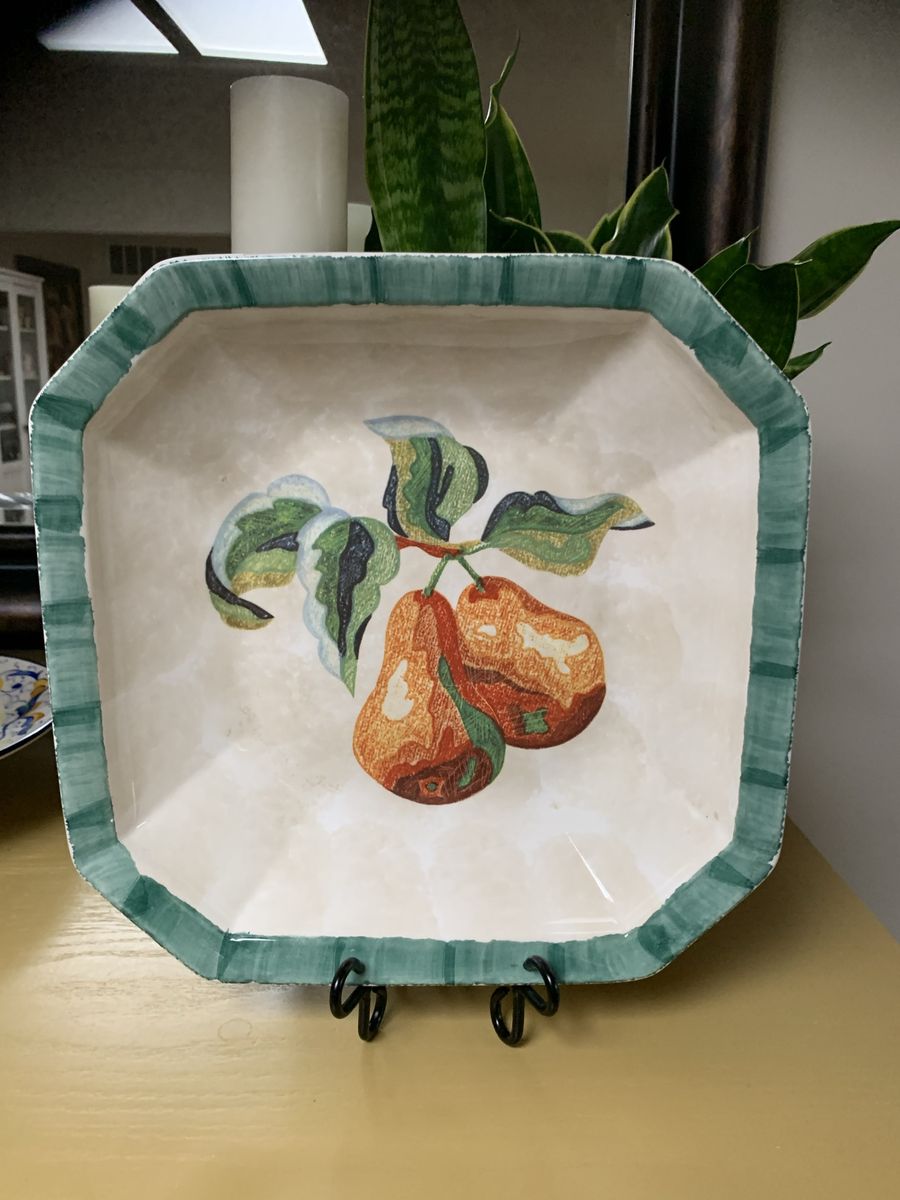 Vintage Himark Italian Bowl with Pear Motif