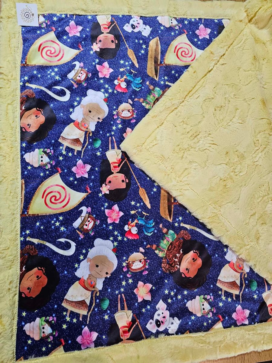 Moana Minky blanket