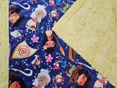 Moana Minky blanket
