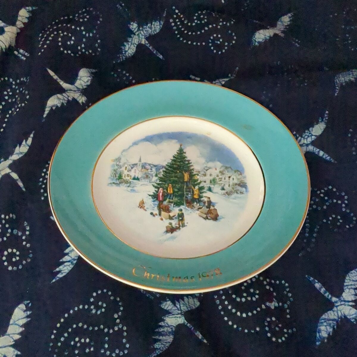 Collectors Christmas plate
