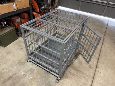 43” Collapsable 2XL dog training crate kennel cage