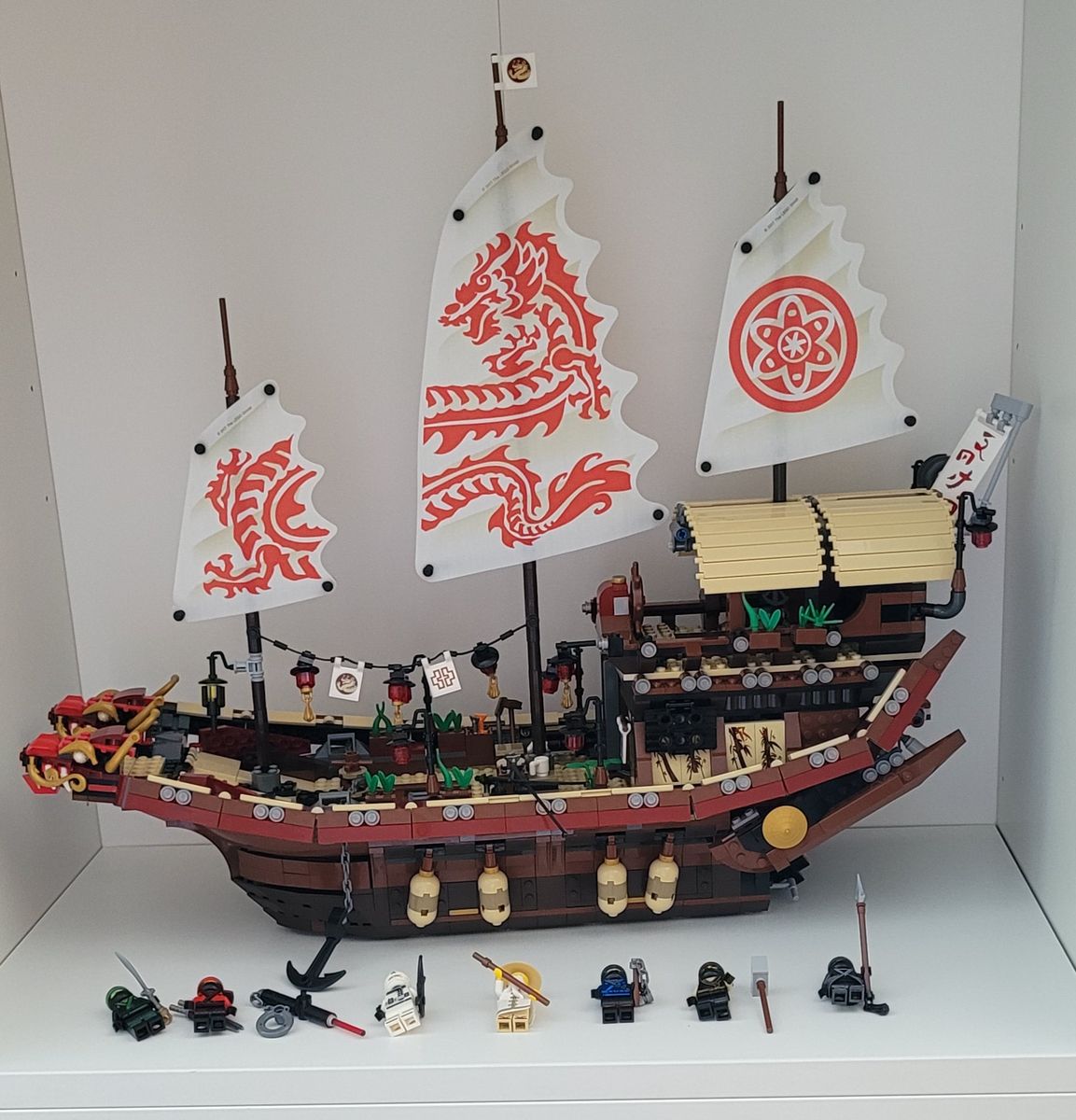 Lego Ninjago Destiny's Bounty-100% complete including minifigures