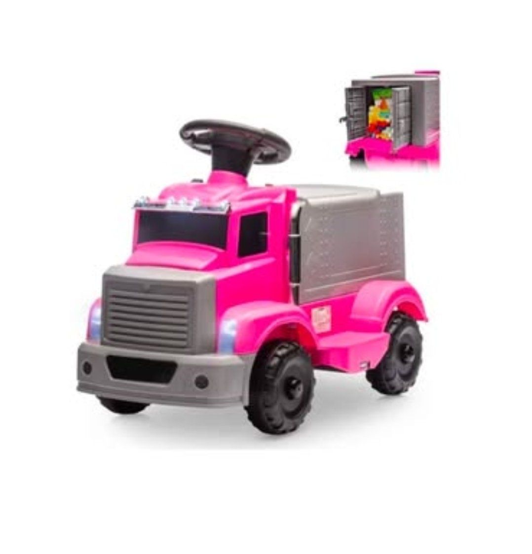 6V Ride On Truck Toy for Kids Ages 3+, Pink