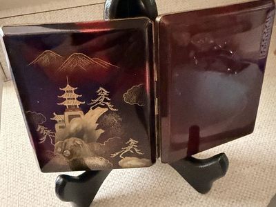 Vintage Japanese Konami Damascene Cigarette Case