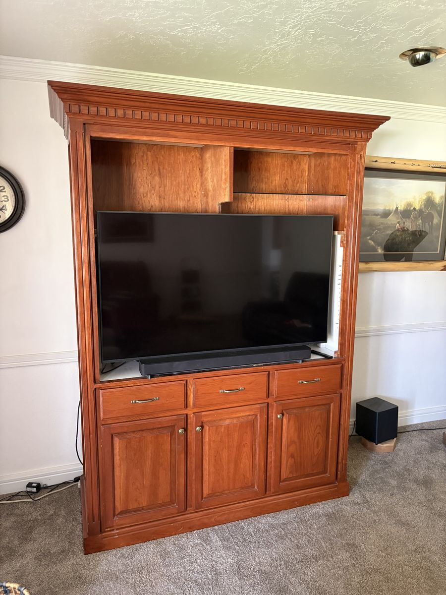 $250 Cherry Entertainment Center