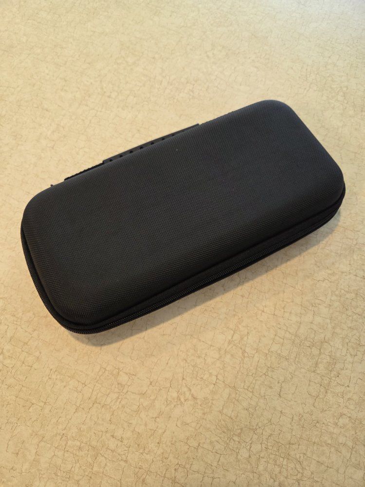 Black Universal Hard Shell Carrying Case for Handheld Gaming Console or Electronics, Portable Storage