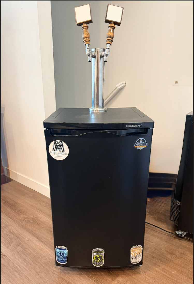 2 tap Edgestar kegerator