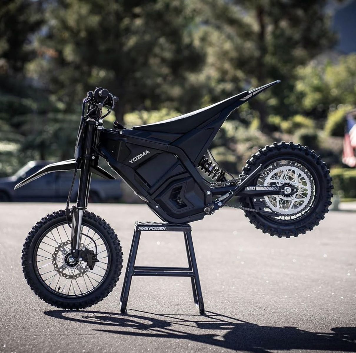 Yozma IN10 Electric Motocross Motorcycle - 2600W, 40MPH, Full Suspension, 14"+12" Fat Wheels