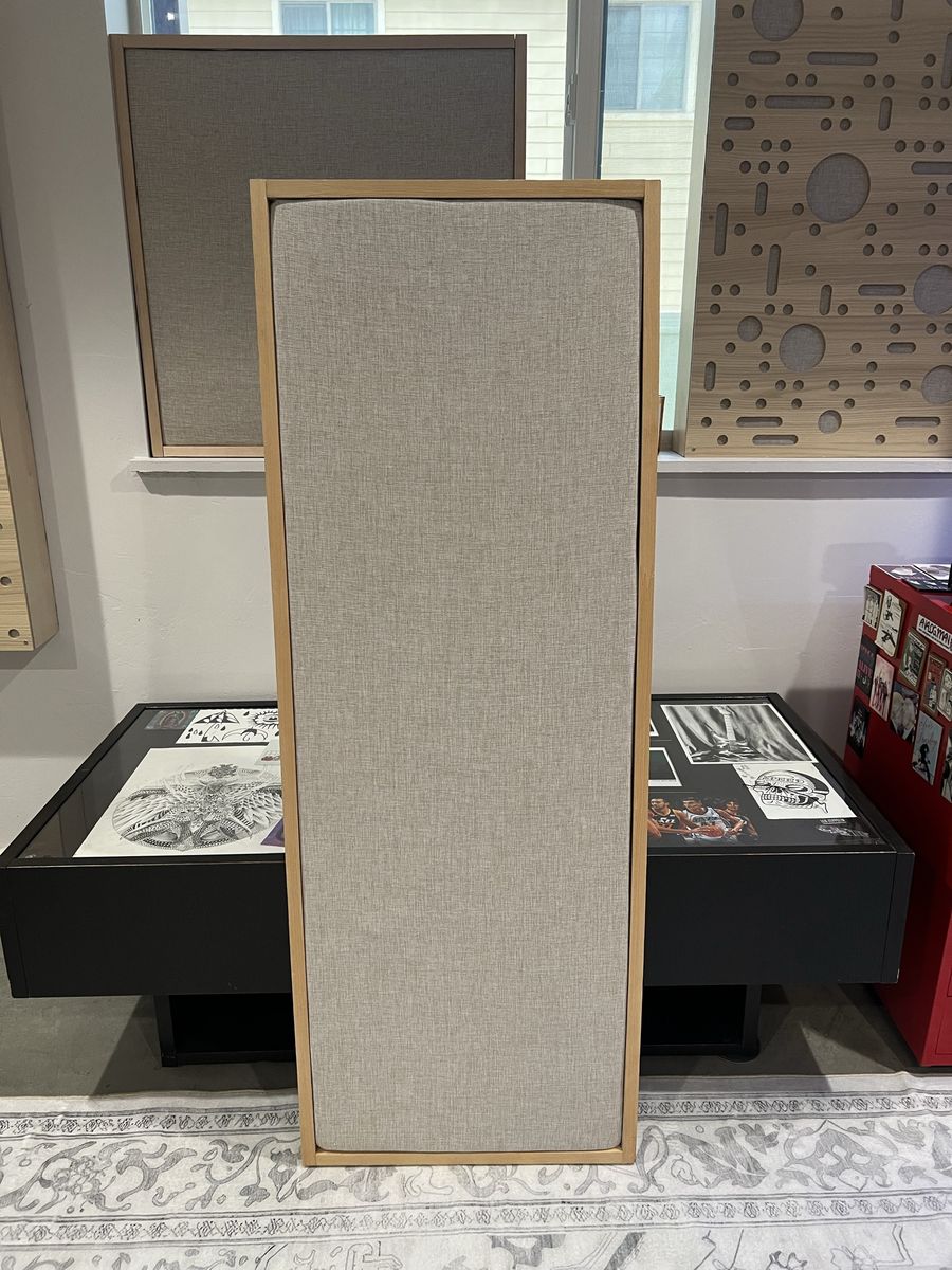 Custom Acoustic Panel Wood Frame Owen’s Corning with mounting hardware