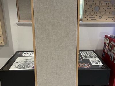 Custom Acoustic Panel Wood Frame Owen’s Corning with mounting hardware