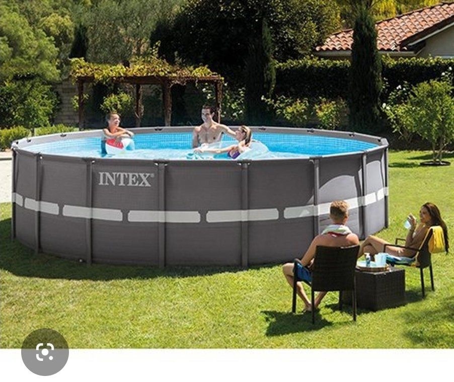 18 foot by 48 inch above ground pool!