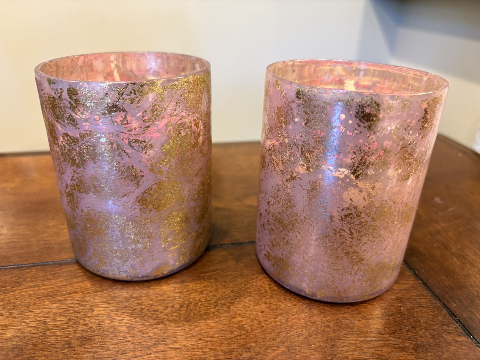 New Illume Thai Lily Candles in Pink Mercury Glass - 2 available