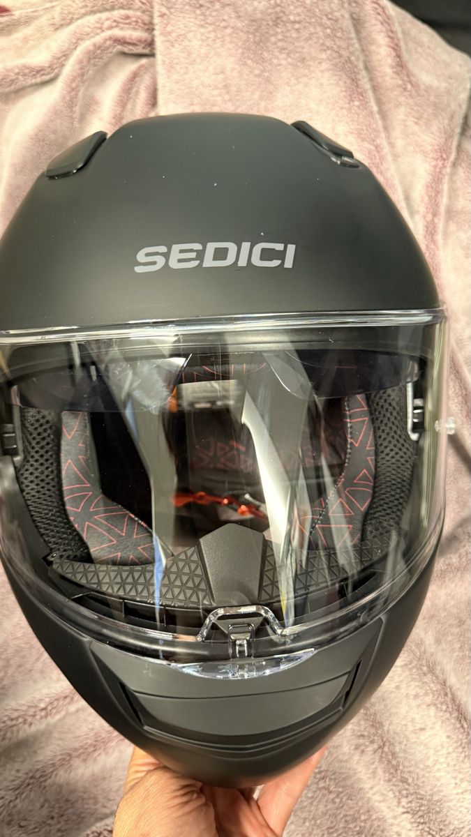 SEDICI Sistema II Sena Bluetooth Ready Modular Motorcycle Helmet - Matte Black