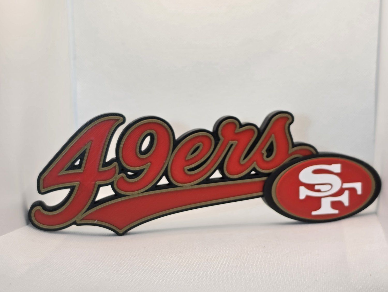 San Francisco 49ers 3D Printed Logo Sign
