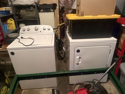 Whirlpool White Top-Load Washer & Dryer Set