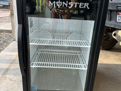 True Commercial Glass Door Beverage Cooler – GDM-06-34-HC – Monster Energy