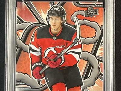 Jack Hughes 2024 Upper Deck Young Guns Renewed #201 PSA 10 Gem Mint