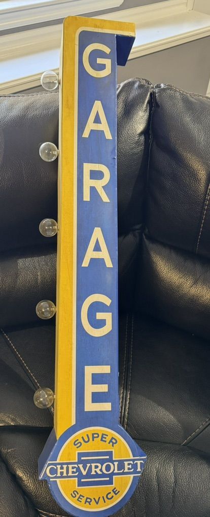 Chevrolet Service Garage Marquee sign