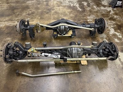 Front and Rear Axle Assembly Set with Fox Steering Stabilizer & MetalCloak Parts