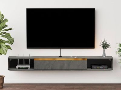 Floating TV Media Console