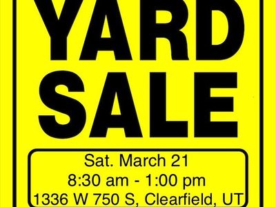 Yardsale Sat 3/21